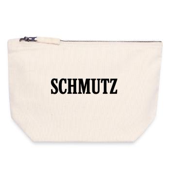 Faute de frappe de Dirt Grunge - Pochette zippée en toile 18 x 19 cm - blanc naturel - Devant