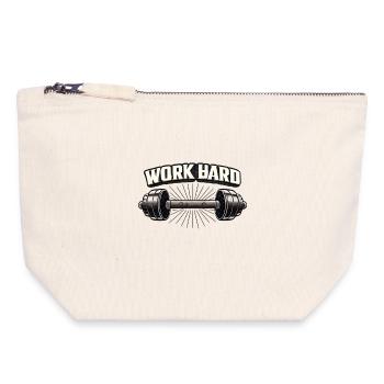 Powerful Training Shirt - Canvas Zip Pouch 18 x 19 cm - nature - Front