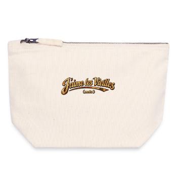 I like old rusty mobs - Canvas Zip Pouch 18 x 19 cm - nature - Front