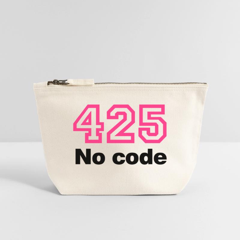 Error 425 No Code Canvas Reißverschluss-Täschchen (18 x 19 cm)