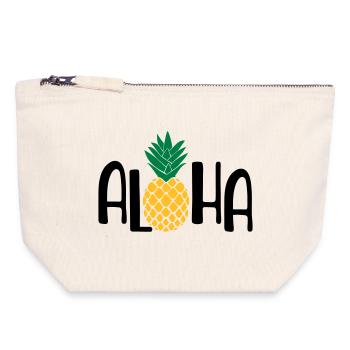 summer - Canvas Zip Pouch 18 x 19 cm - nature - Front