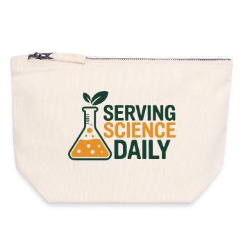 Registered Dietitian Evidence-Based Nutrition Gear - Canvas Zip Pouch 18 x 19 cm - nature - Front