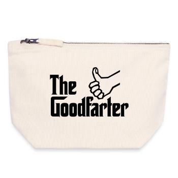 The good farter father farting dad father's day - Canvas Zip Pouch 18 x 19 cm - nature - Front