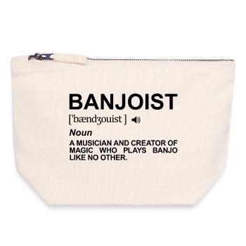 Banjo Players Meaning - Canvas Zip Pouch 18 x 19 cm - nature - Front