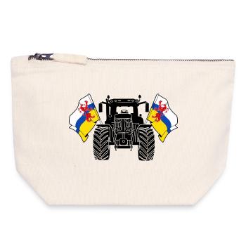Limburg_Tractor_Pride - Canvas Reißverschluss-Täschchen (18 x 19 cm) - Naturweiß - Vorne