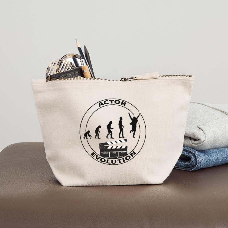 Cadeau d'interprète acteur d'évolution Pochette zippée en toile 18 x 19 cm