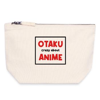 Déclaration Otaku Anemi Manga Culture Pop Geek - Pochette zippée en toile 18 x 19 cm - blanc naturel - Devant