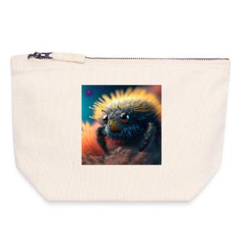 Foto Makro Kreatur 05 - Canvas Reißverschluss-Täschchen (18 x 19 cm) - Naturweiß - Vorne