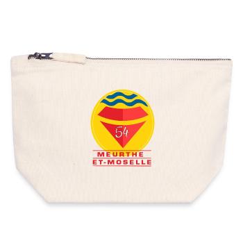 Meurthe-et-Moselle - Canvas Zip Pouch 18 x 19 cm - nature - Front
