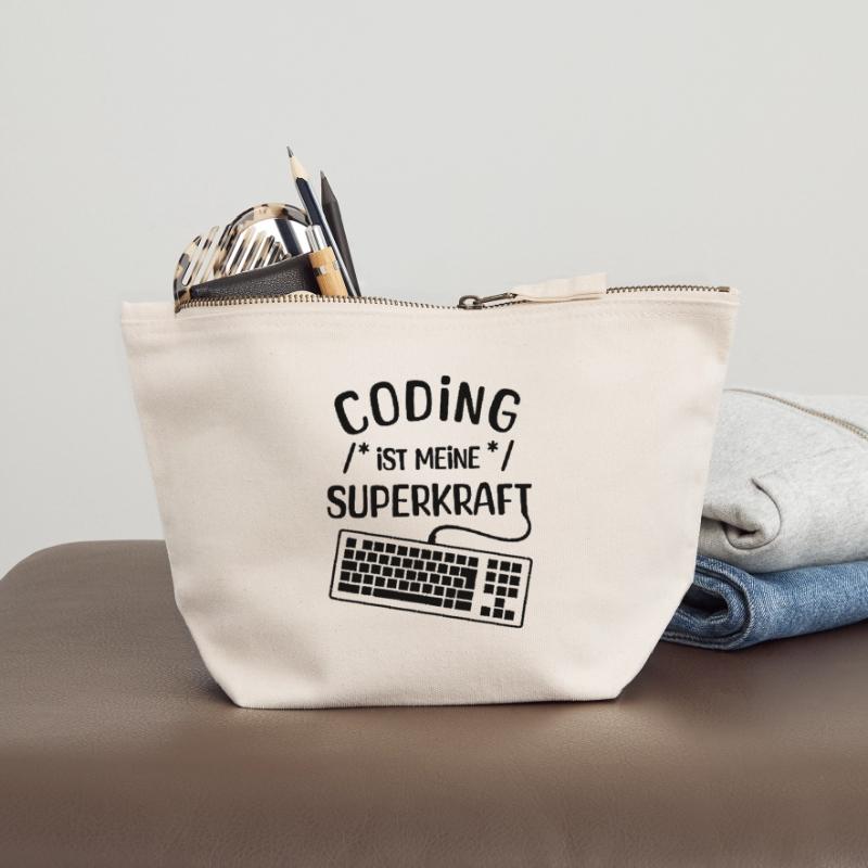 Computer Code Statement Developer Computergeek Canvas Zip Pouch 18 x 19 cm