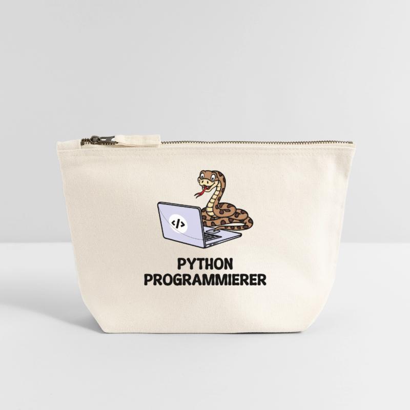 Déclaration du développeur de code informatique du programmeur Pochette zippée en toile 18 x 19 cm