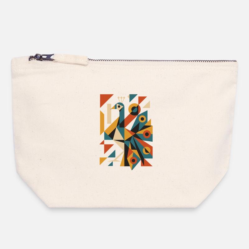 Pride in forms - Canvas Zip Pouch 18 x 19 cm - nature