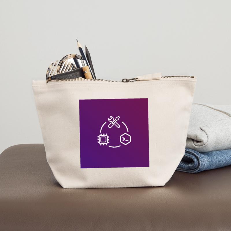 TechKreis Chip Code Tool Canvas Zip Pouch 18 x 19 cm