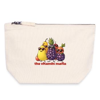 Vitamin Mafia Fruit Troop - Canvas Zip Pouch 18 x 19 cm - nature - Front