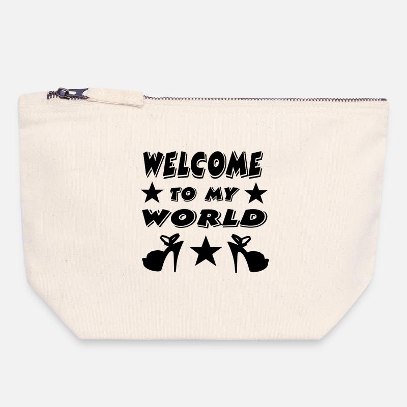 High Heels - Canvas Zip Pouch 18 x 19 cm - nature