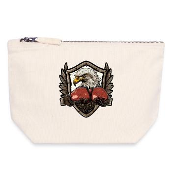Eagle Boxer MMA - Canvas Zip Pouch 18 x 19 cm - nature - Front