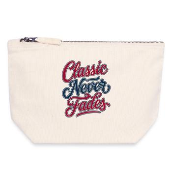 Classic Never Fades - Classic Never Fades - Canvas Zip Pouch 18 x 19 cm - nature - Front