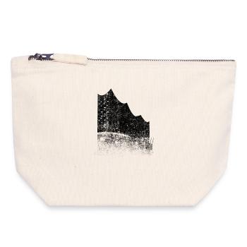 Hamburg Elbphilharmonie Hamburg Port Fan City - Canvas Zip Pouch 18 x 19 cm - nature - Front