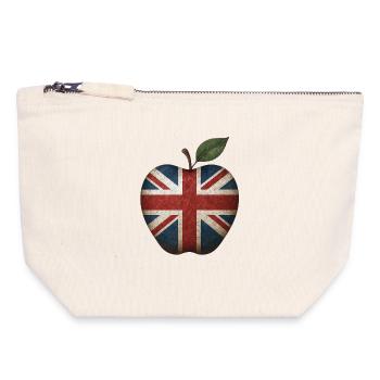 Great Britain England - Canvas Zip Pouch 18 x 19 cm - nature - Front