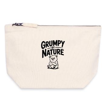 Grumpy by Nature - Canvas Zip Pouch 18 x 19 cm - nature - Front