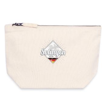 Solingen Stadt in Deutschland Nordrhein-Westfalen - Canvas Reißverschluss-Täschchen (18 x 19 cm) - Naturweiß - Vorne