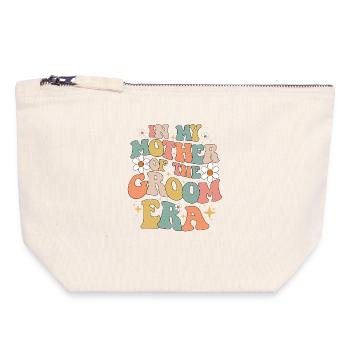 In My Mother Of The Groom Era - Canvas Zip Pouch 18 x 19 cm - nature - Front