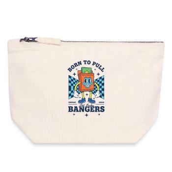 Born To Pull Bangers Get Lucky Trading Card Pack - Canvas Zip Pouch 18 x 19 cm - nature - Front