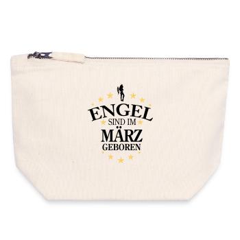 Angel March - Canvas Zip Pouch 18 x 19 cm - nature - Front