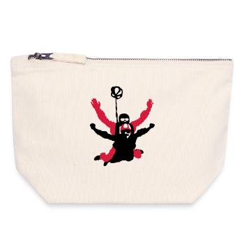 tandem - Canvas Zip Pouch 18 x 19 cm - nature - Front