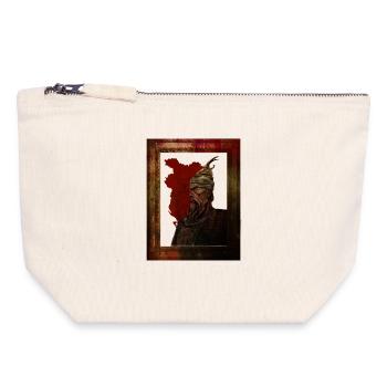 Gjergj Kastrioti - Canvas Zip Pouch 18 x 19 cm - nature - Front