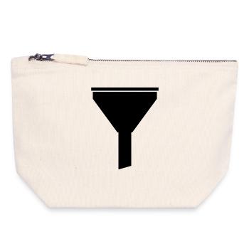 Funnel - Canvas Zip Pouch 18 x 19 cm - nature - Front