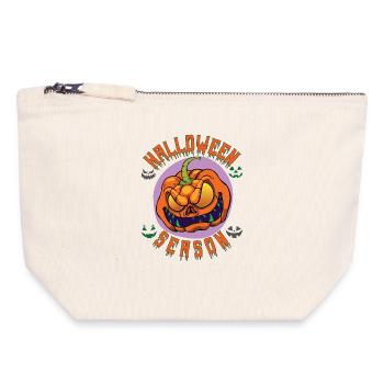 Halloween Season - Canvas Zip Pouch 18 x 19 cm - nature - Front
