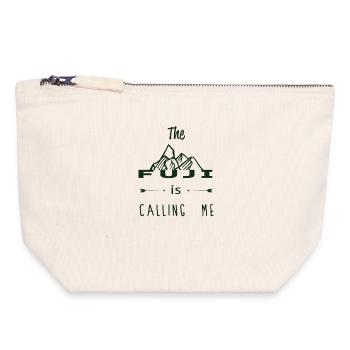 Mont Fuji - Canvas Zip Pouch 18 x 19 cm - nature - Front