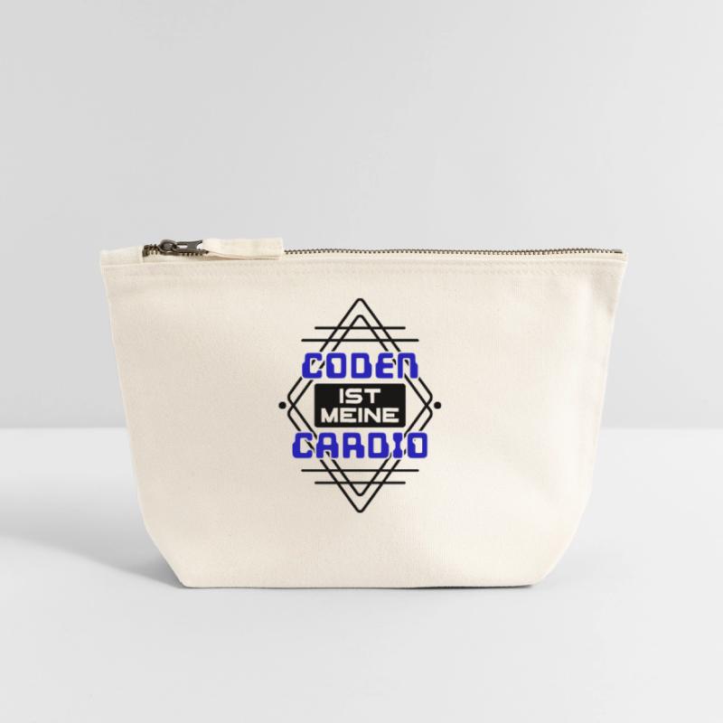 Software Developer Developer Cool Saying Coden Canvas Zip Pouch 18 x 19 cm
