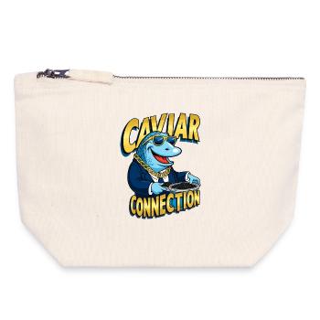 Caviar Connection - Canvas Zip Pouch 18 x 19 cm - nature - Front