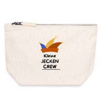Little Jecken Crew – Carnival Family Design - Canvas Zip Pouch 18 x 19 cm - nature - Front