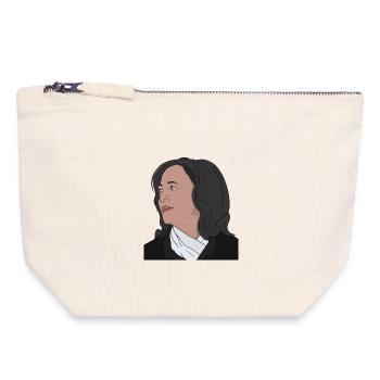 The incredible Kamala Harris - Canvas Zip Pouch 18 x 19 cm - nature - Front