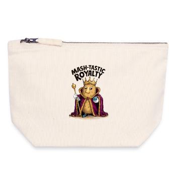 Mash-tastic Potato King - Canvas Zip Pouch 18 x 19 cm - nature - Front