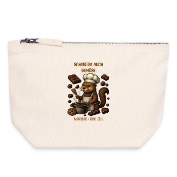 Chocolate Beaver Cooking Master - Canvas Zip Pouch 18 x 19 cm - nature - Front