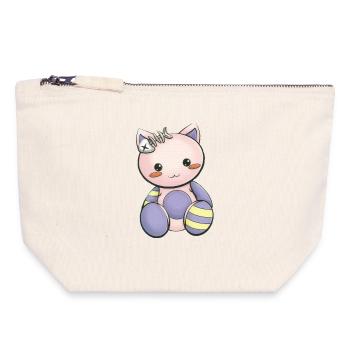 Manga - Canvas Zip Pouch 18 x 19 cm - nature - Front