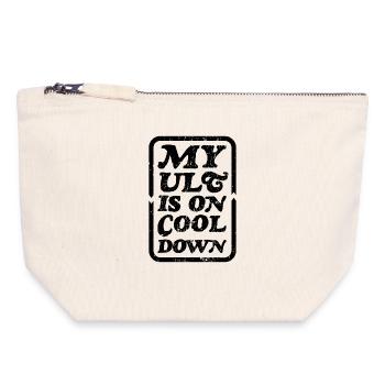 My ult is on cooldown - Canvas Zip Pouch 18 x 19 cm - nature - Front