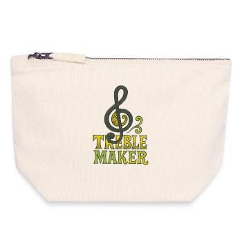 Treble Maker Logo Tee - Canvas Zip Pouch 18 x 19 cm - nature - Front