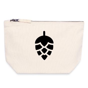 Hops - Canvas Zip Pouch 18 x 19 cm - nature - Front