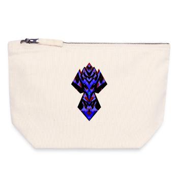 Dieu de l’Erreur, Sigil Noir, Gardien du Vide - Pochette zippée en toile 18 x 19 cm - blanc naturel - Devant
