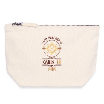 Cabin #18 in Camp Half Blood, Child of Hebe - Canvas Zip Pouch 18 x 19 cm - nature - Front