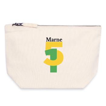 Marl - Canvas Zip Pouch 18 x 19 cm - nature - Front