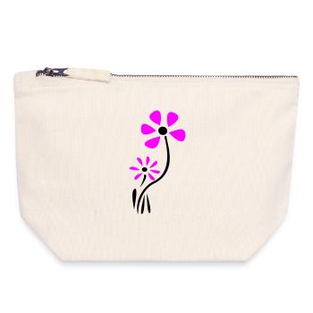 Blossom Fantasy - Canvas Zip Pouch 18 x 19 cm - nature - Front
