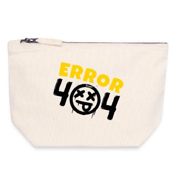 Error 404 Not Found - Canvas Zip Pouch 18 x 19 cm - nature - Front