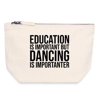Dancing - Canvas Zip Pouch 18 x 19 cm - nature - Front