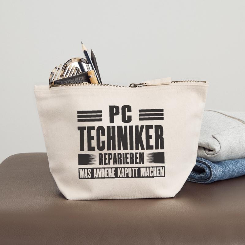 Service Technician Support Solution Devis Service PC Pochette zippée en toile 18 x 19 cm